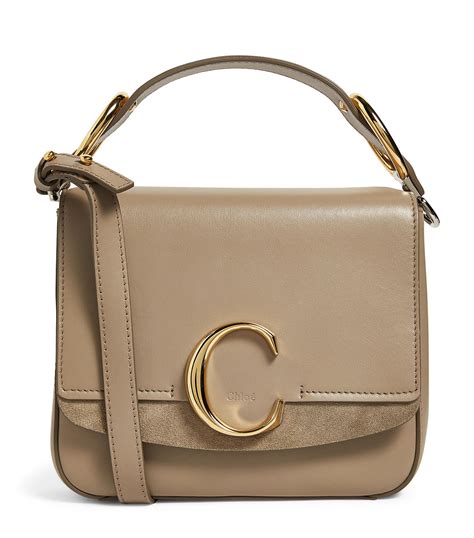 chloe c small leather bag